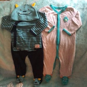 Carter’s monster pj’s